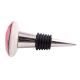 2 Pieces Peach Fish Flat Ceramic Wine Bottle Stopper